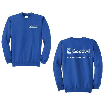 01 - Goodwill Fleece Crewneck Sweatshirt - Royal